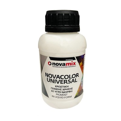 General purpose dye in liquid form for liquid white glass 200ml NOVACOLOR UNIVERSAL Novamix