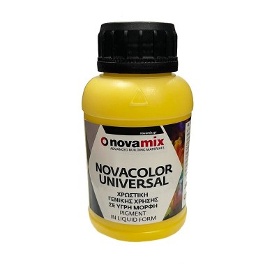 General purpose dye in liquid form for liquid yellow glass 200ml NOVACOLOR UNIVERSAL Novamix