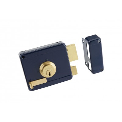 Box right blue (R) gate lock without facing Domus 96050