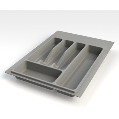 Spoon drawer 48x34 gray plastic for box 40cm 02-0800
