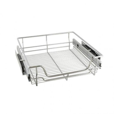 Telescopic wire kitchen trolley without brake for 50cm box