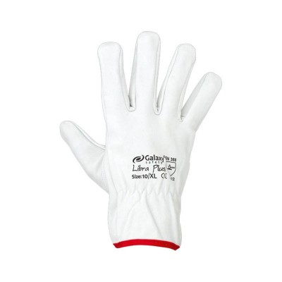 LIBRA Plus White GALAXY leather gloves
