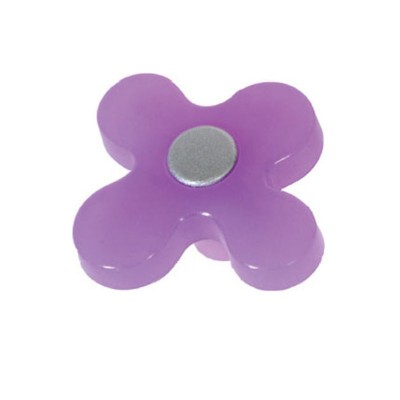 Children's furniture knob 26312 flower Purple IMPORT HELLAS
