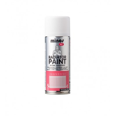 Acrylic spray Minos Spray Radiator Paint white 400ml