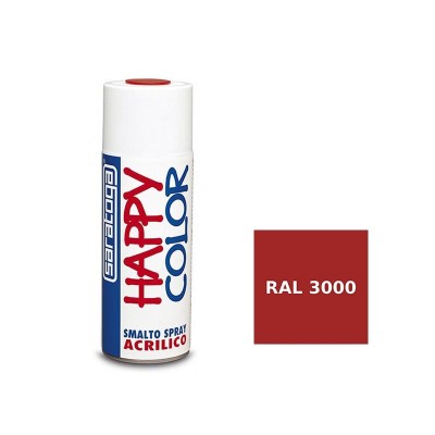 Spray Spray red RAL 3000 glossy 400ml Saratoga Happy Acrylic