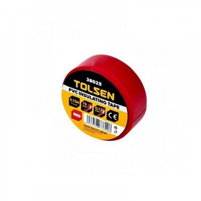 Insulation tape red 19mm 38025 TOLSEN