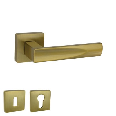 Door knob No 211 rosette Oro Mat Viobrass (pair)