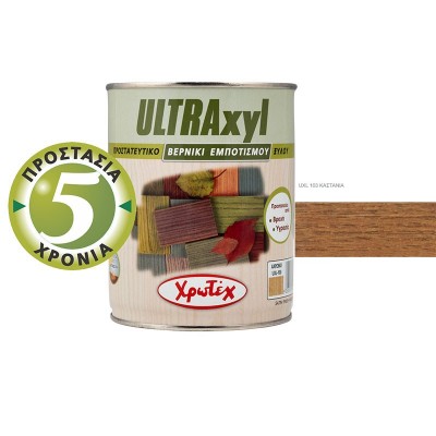  Chestnut wood impregnation protective varnish UXL-103 ULTRAxyl Chrotech 0.75lt