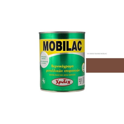 Varnish color of metal surfaces 141 cocoa Mobilac Chrotech 0.75lt